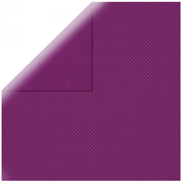 Purple Double Dot 12" scrapbookpapír