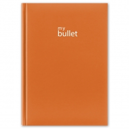 Narancs ponthálós füzet A5 | MyPastel Bullet