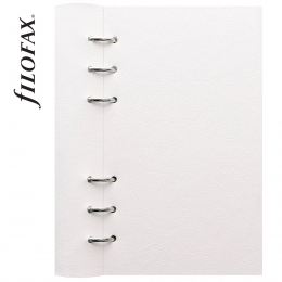 Fehér Personal Filofax Clipbook