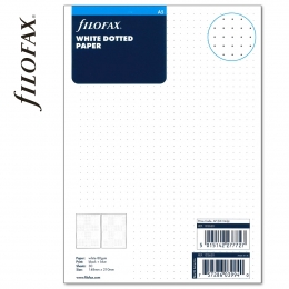 A5 ponthálós jegyzetlap fehér | Filofax