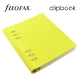 Fluoro Sárga A5 Filofax Clipbook