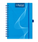 Kék ponthálós füzet havi tervezővel A5 | InSpiral