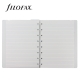 Sötétkék-fehér A5 Filofax Notebook Impressions