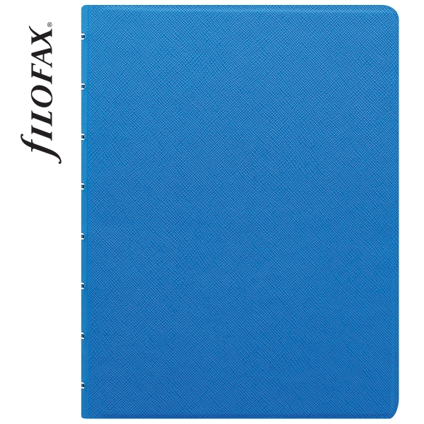 Kék A5 Filofax Notebook Saffiano Fluoro