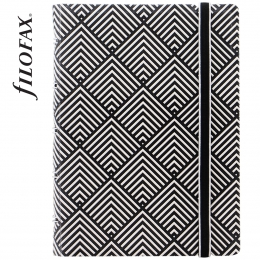 Fekete-fehér Pocket Filofax Notebook Impressions