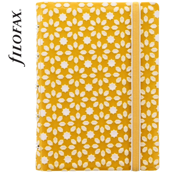 Sárga-fehér Pocket Filofax Notebook Impressions