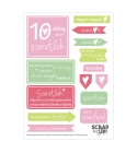 10 dolog, amiért szeretlek | kivágóív – rózsaszín mályva zöld