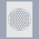 Mandala – Élet virága stencil