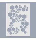 Super Hexagon stencil