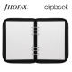 Fekete A5 Zip Filofax Clipbook