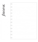 A4 üres fehér jegyzetlap | Filofax Notebook