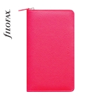 Pink Personal Compact Zip Saffiano Fluoro határidőnapló | Filofax