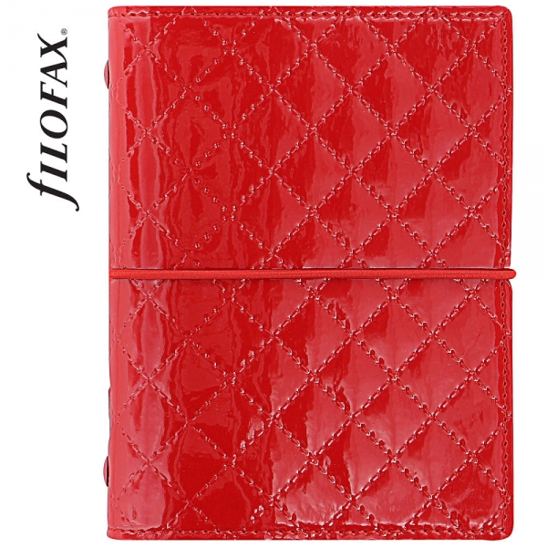 Piros Pocket Domino Luxe határidőnapló | Filofax