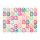 Ikonos | A6 matrica csomag - menta-pink-narancs